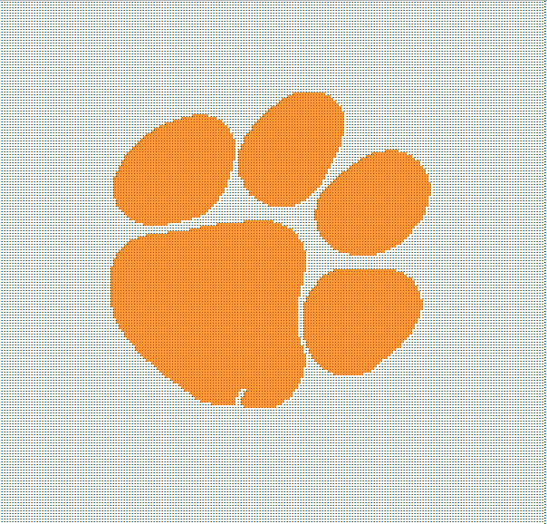 Clemson University Crochet Blanket Pattern Afghan Graphghan Tigers  - Clemson Crochet Blanket Pattern