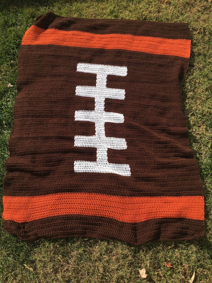 Cleveland Browns Crochet Blanket Pattern - Cleveland Browns Crochet Blanket Pattern