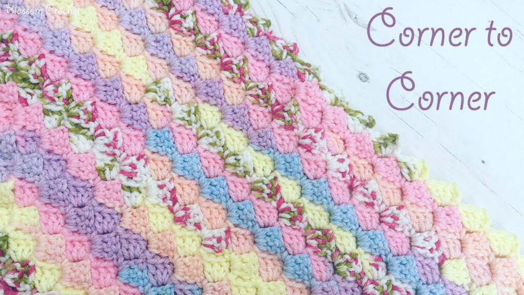 Corner To Corner Crochet Blanket Pattern - Crochet Corner To Corner Blanket Pattern