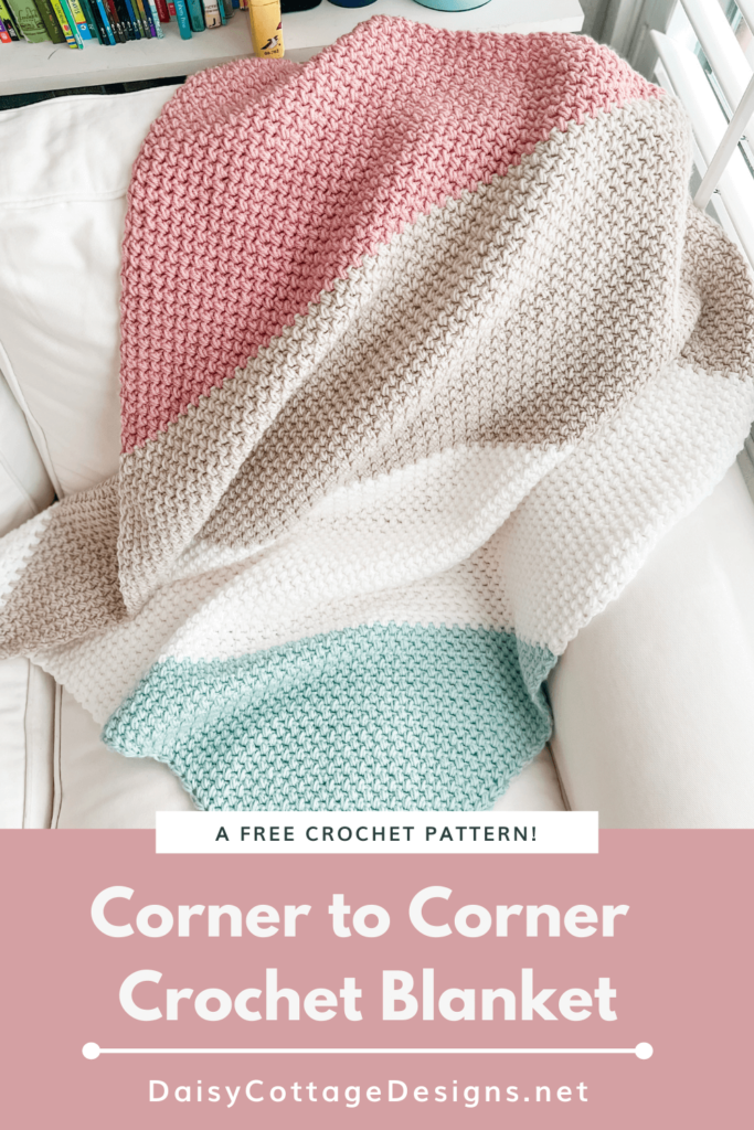 Corner To Corner Crochet Blanket Pattern The Sunrise Sorbet Blanket  - Easy Corner To Corner Crochet Blanket Pattern