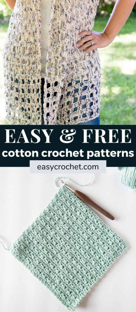 Cotton Yarn Crochet Blanket Patterns - Size 4 Yarn Crochet Blanket Patterns