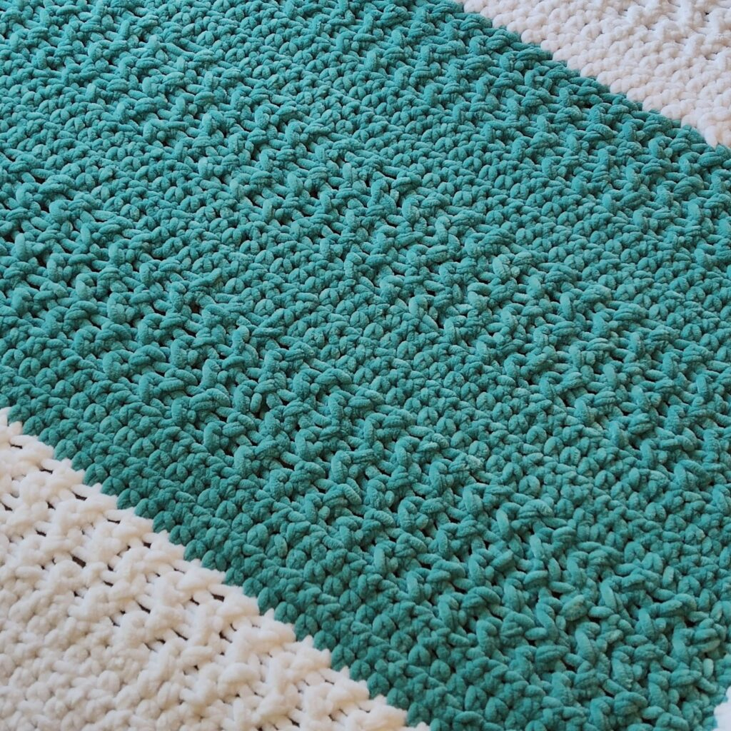Cozy Stripe Crochet Blanket Pattern Fosbas Designs - Mixed Stripe Crochet Blanket Pattern