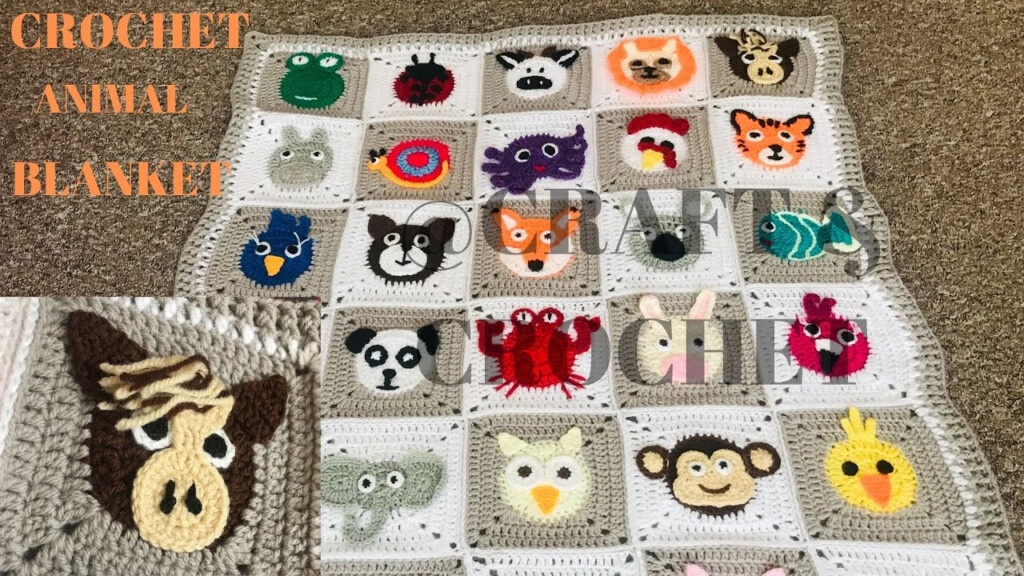Craft Crochet Animal Blanket Amelia s Crochet - Crochet Blanket Pattern Books