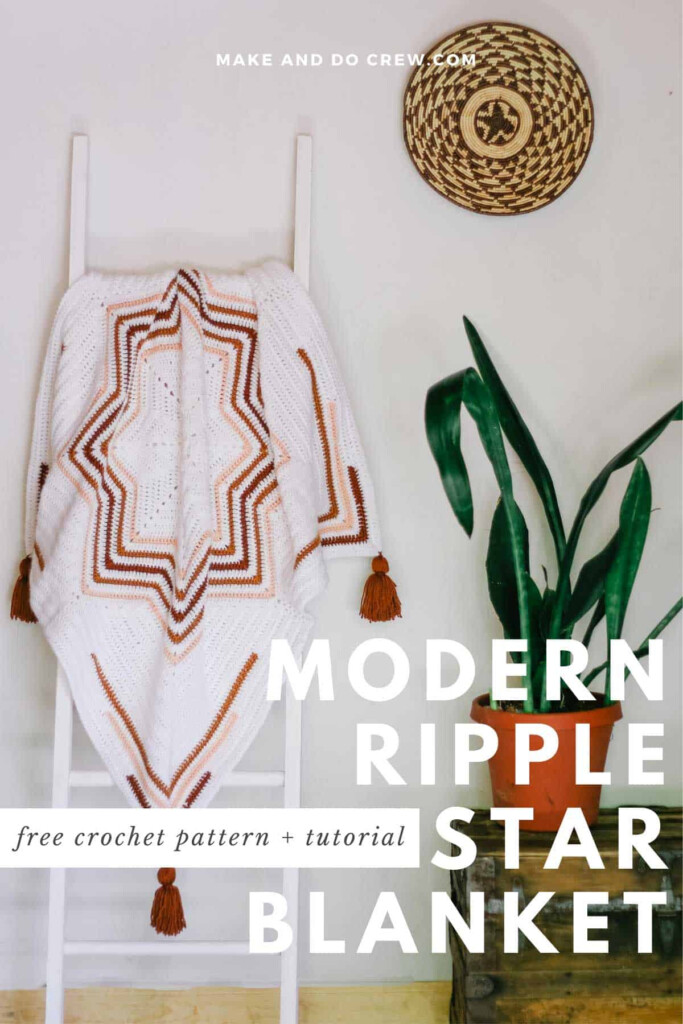 Crochet 8 Point Star Blanket Free Pattern Tutorial Make Do Crew - 8 Point Star Blanket Crochet Pattern