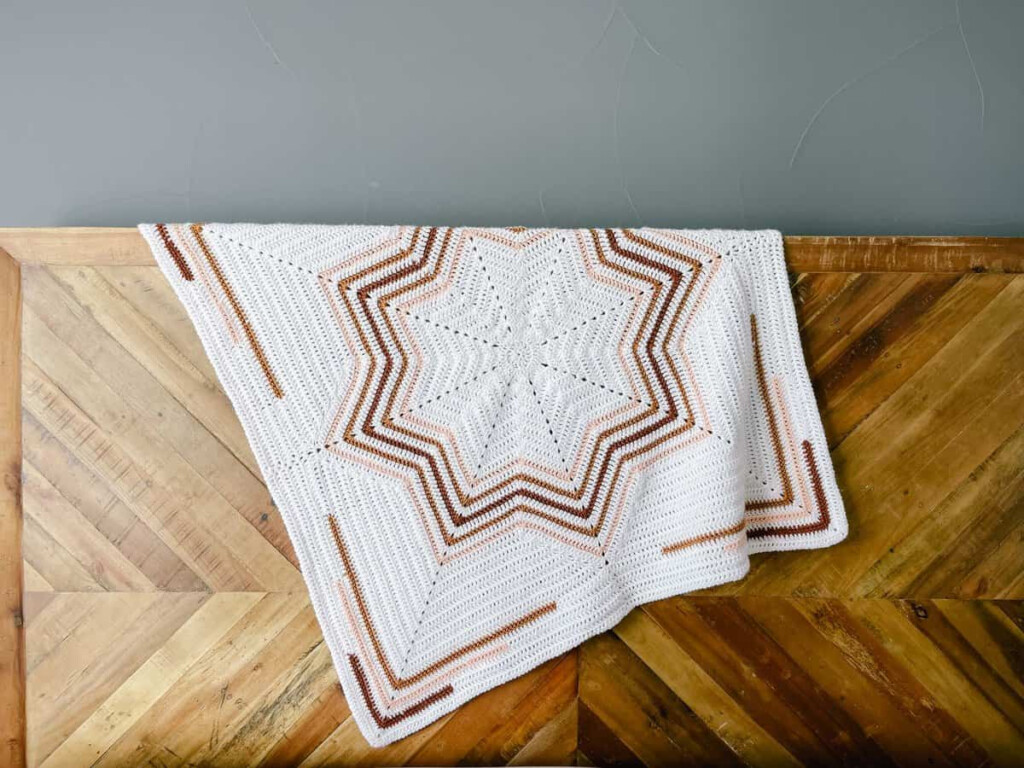 Crochet 8 Point Star Blanket Free Pattern Tutorial Make Do Crew - 8 Point Star Blanket Crochet Pattern