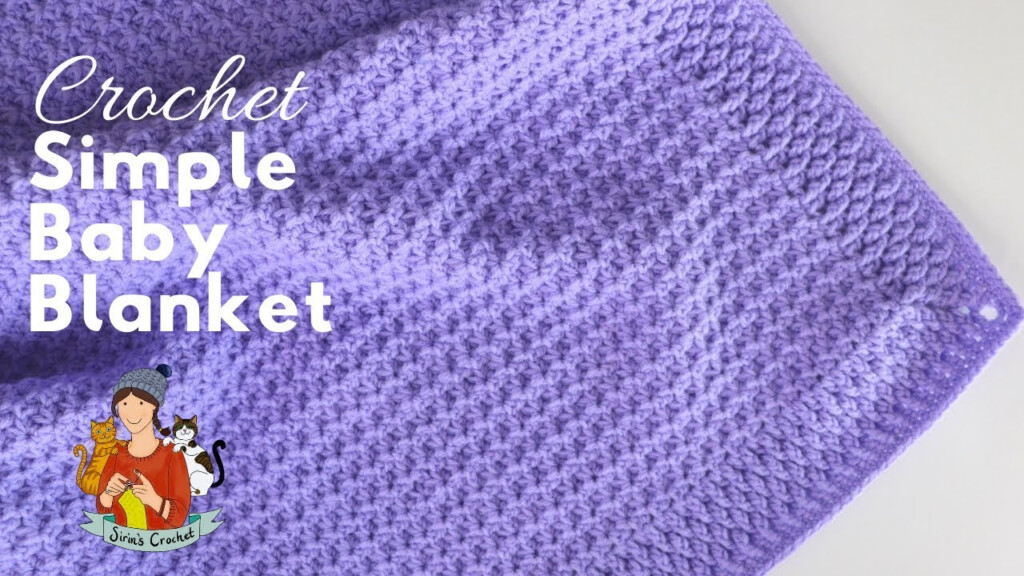 Crochet Baby Blanket Fast Easy Simple Newborn - Easy Fast Crochet Blanket Pattern