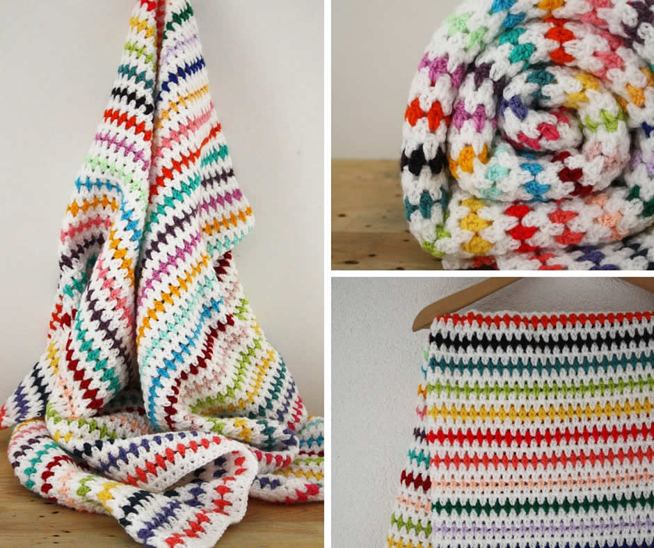 Crochet Blanket Diamond Pattern Amelia s Crochet - Crochet Blanket Diamond Pattern