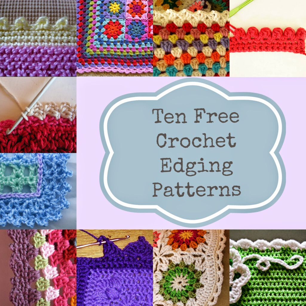 Crochet Blanket Edging Granny Squares Amelia s Crochet - Edging Patterns Crochet Edging For Granny Square Blanket