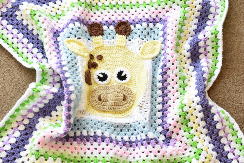 Crochet Blanket Pdf Pattern Giraffe Blanket Crochet Gray Etsy - Giraffe Crochet Blanket Pattern