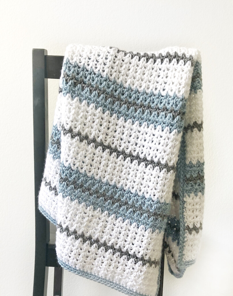 Crochet Blanket Three Colors Amelia s Crochet - Twin Size Blanket Crochet Pattern