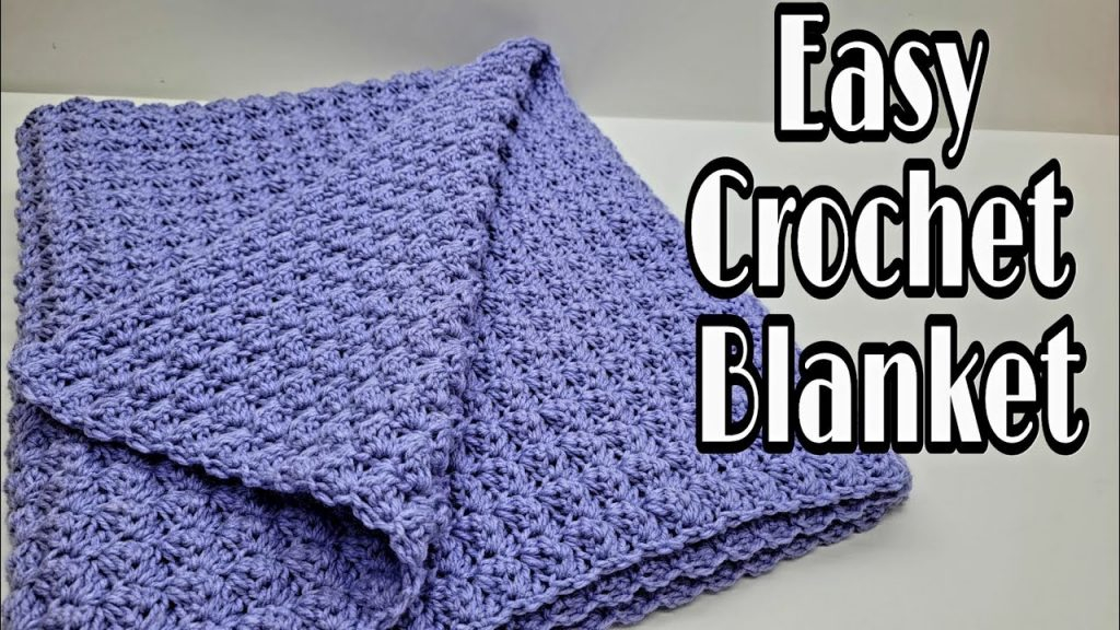 Crochet Blanket Tutorial Fast And Easy One Row Repeat Crochet Blanket  - Fast Easy Crochet Blanket Pattern