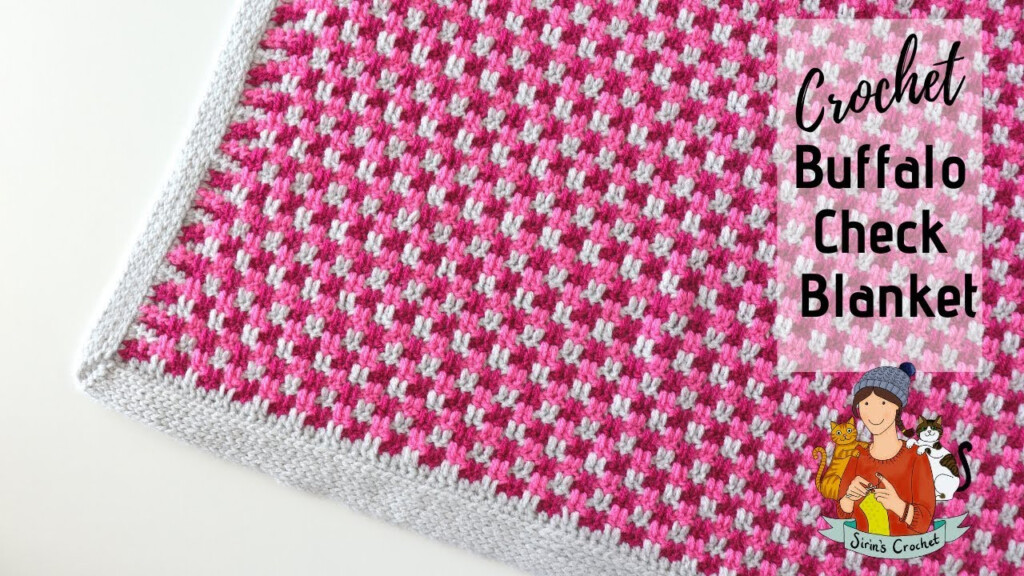 Crochet Buffalo Check Plaid Stitch Blanket YouTube - Buffalo Check Crochet Blanket Pattern