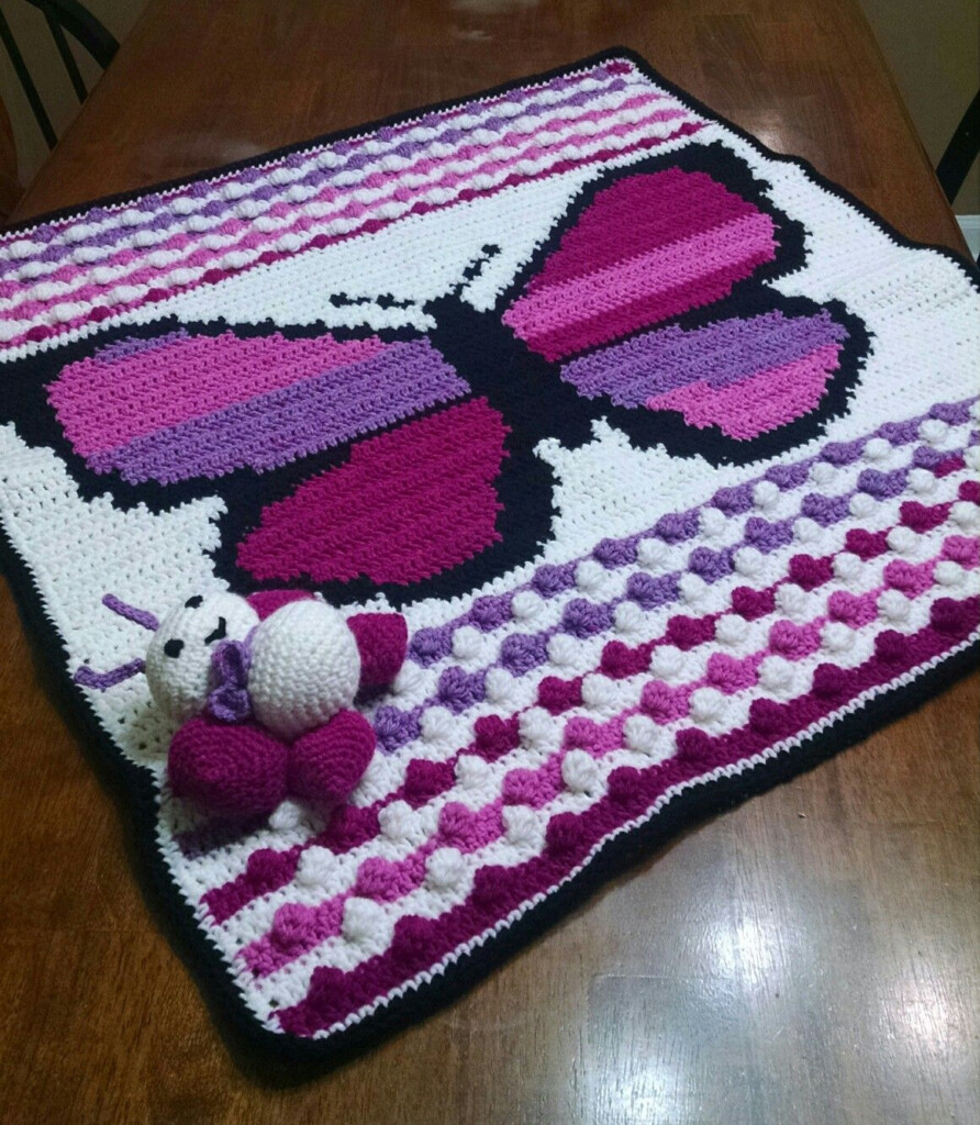 Crochet Butterfly Blanket Pattern - Crochet Pattern Butterfly Blanket