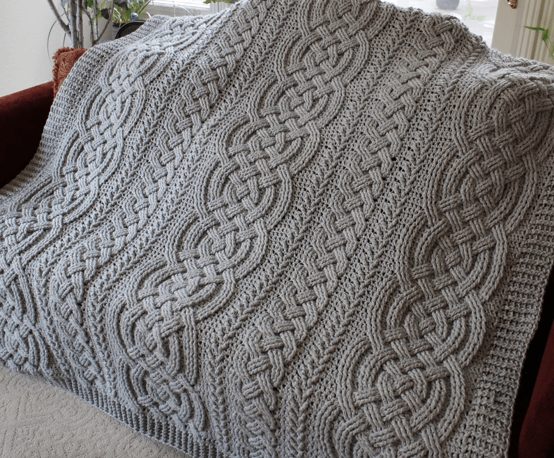 Crochet Cable Blanket Pattern SitnCrochet 2025 - Crochet Cable Stitch Blanket Pattern