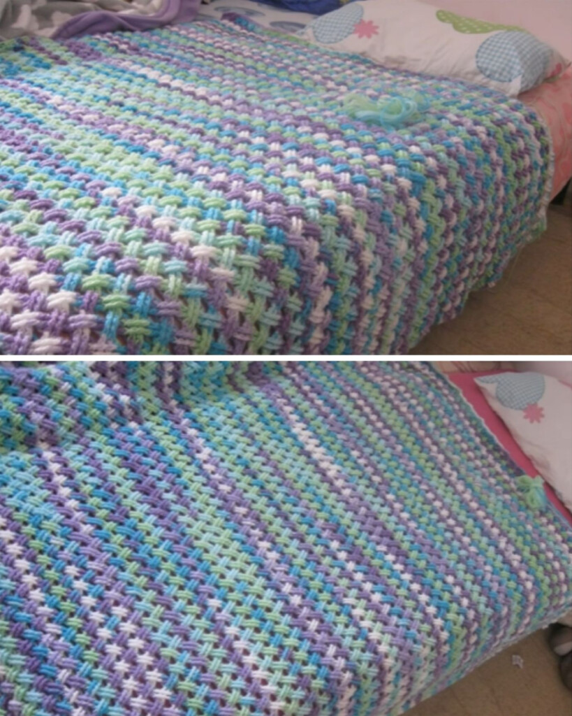 Crochet Celtic Weave Blanket - Celtic Crochet Blanket Pattern