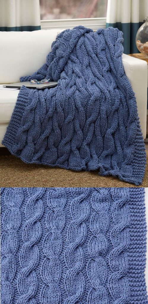 Crochet Chunky Cable Blanket Amelia s Crochet - Cable Knit Crochet Blanket Pattern