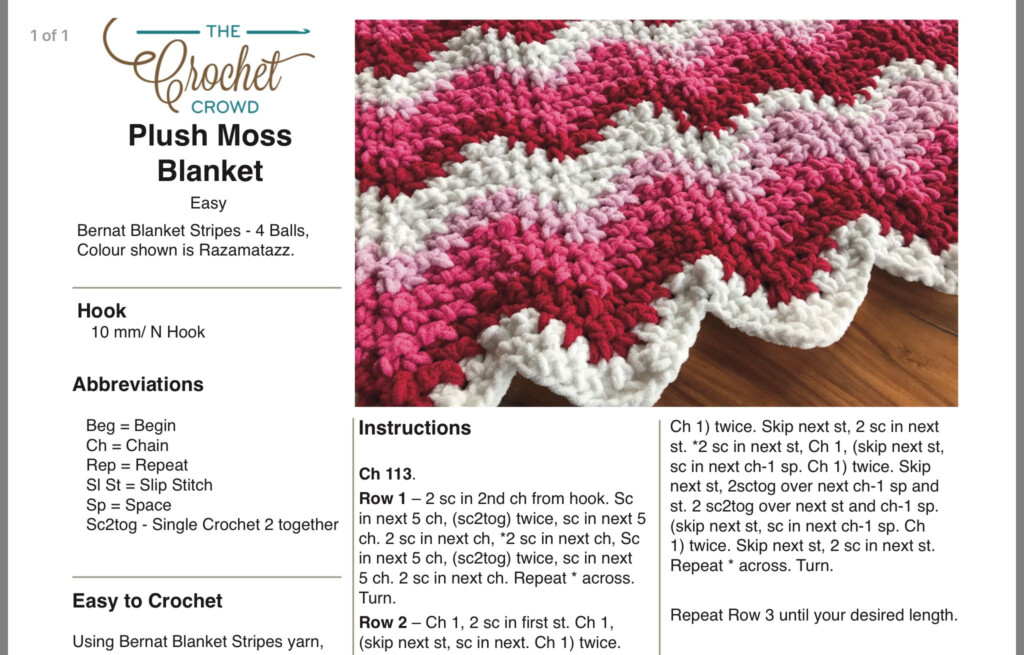 Crochet Crowd Stitch Along Patterns - Crochet Crowd Patterns For Blankets