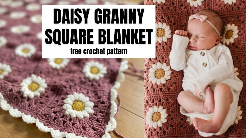 Crochet Daisy Granny Square Blanket Free Crochet Baby Blanket Pattern - Hydra Blanket Crochet Pattern