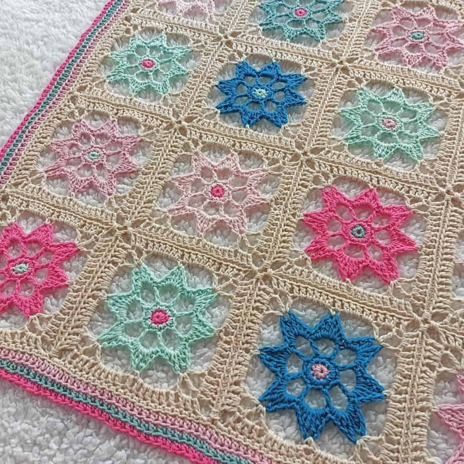 Crochet Flower Blanket Pattern Free Easy Best Flower Site - Crochet Flower Blanket Pattern Free Easy