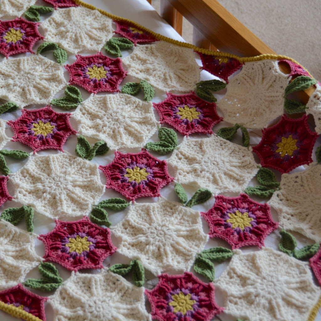 Crochet Flowers Blanket - Crochet Flower Blanket Pattern