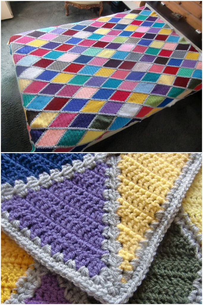 Crochet Harlequin Blanket Pretty Ideas - Harlequin Blanket Crochet Pattern