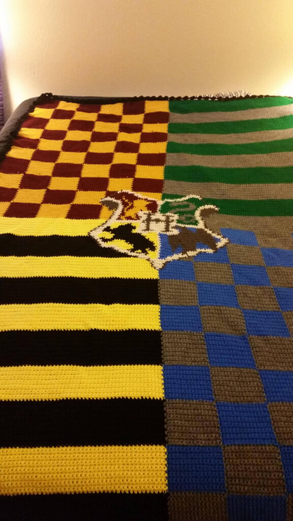 Crochet Harry Potter Blanket Pattern Printable Templates Free - Crochet Harry Potter Blanket Pattern