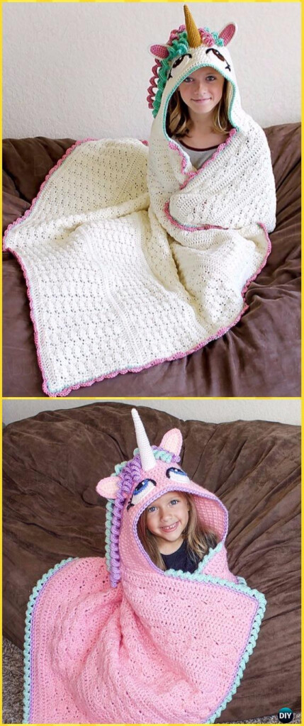 Crochet Hooded Blanket Free Patterns Tutorials - Hooded Crochet Blanket Pattern Free