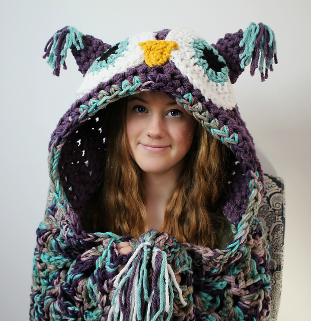 Crochet Hooded Owl Blanket Pattern - Owl Blanket Crochet Pattern