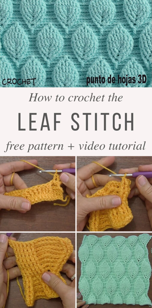 Crochet Leaf Blanket Pattern - Leaf Crochet Pattern Blanket