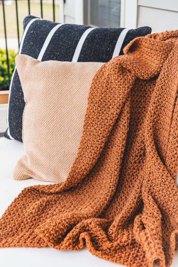 Crochet Old Fashioned Throw Blanket In 12 Sizes Free Pattern - Crochet Pattern For A Throw Blanket