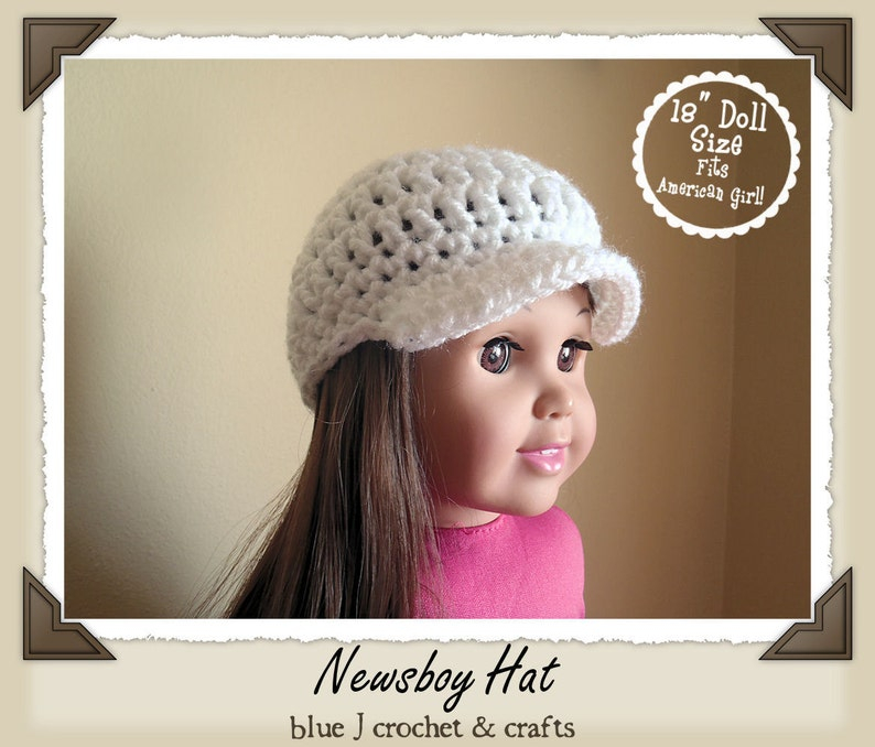 Crochet Pattern 18 Inch Doll 3 Hat Pattern Bundle Seabreeze Laced With  - Free Crochet Pattern For 18 Inch Doll Blanket