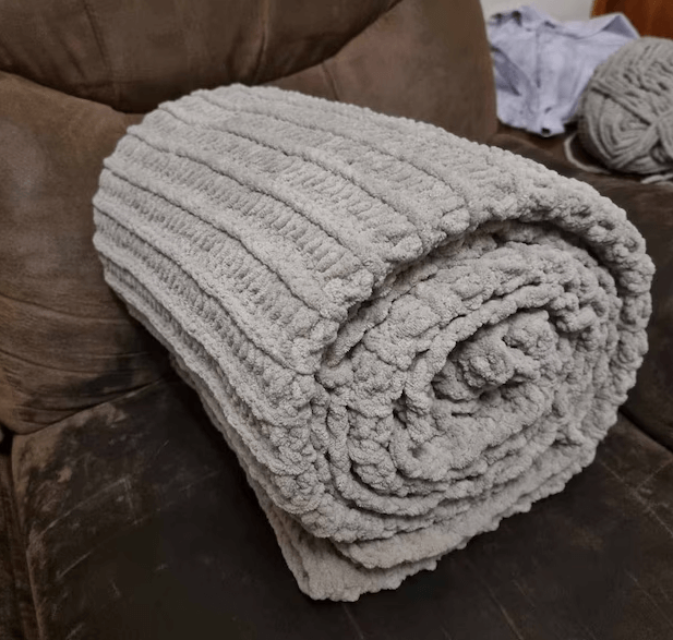 CROCHET PATTERN Blanket Crochet Pattern Crochet Chunky Blanket  - Crochet Winter Blanket Pattern
