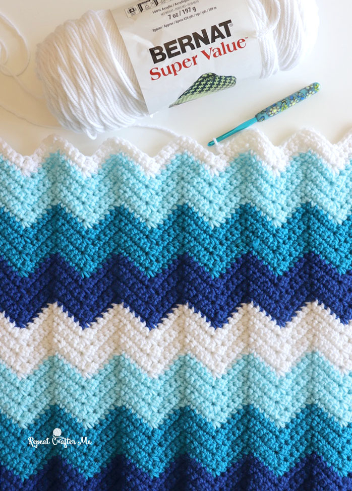 Crochet Pattern Chevron Blanket At Corrine Dougherty Blog - Chevron Pattern Crochet Blanket