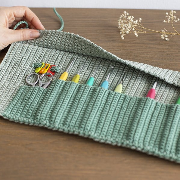 Crochet Pattern Crochet Hook Roll Case Yarnplaza - Large Crochet Hook Blanket Pattern