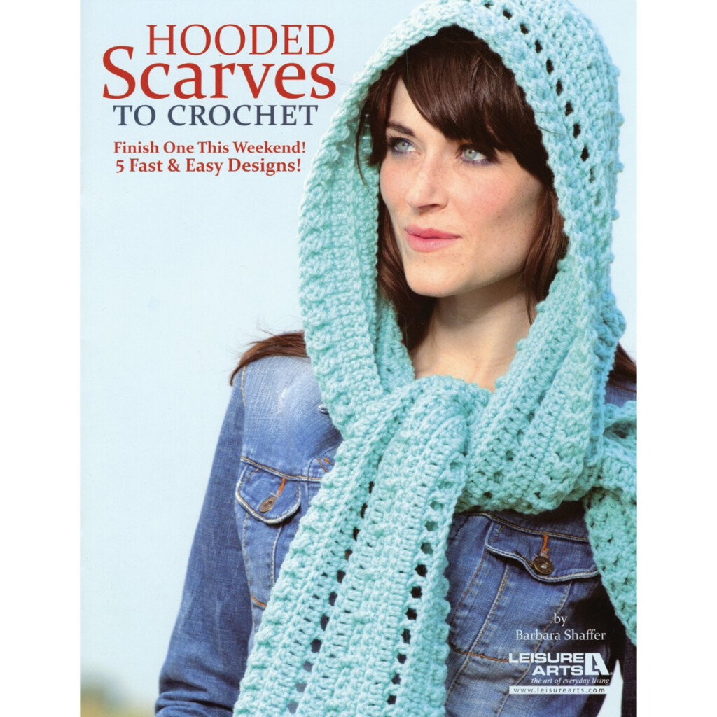 Crochet Pattern Hooded Scarf Crochet For Beginners - Hooded Crochet Blanket Pattern Free