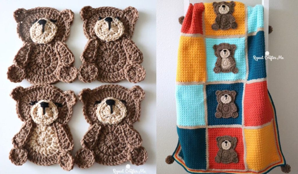 Crochet PATTERN Teddy Bear Bedtime Blanket Teddy Bear Baby 55 OFF - Crochet Teddy Bear Blanket Free Pattern