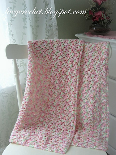 Crochet Patterns Galore Summer Baby Blanket In Variegated Yarn - Crochet Blanket Patterns Using Variegated Yarn