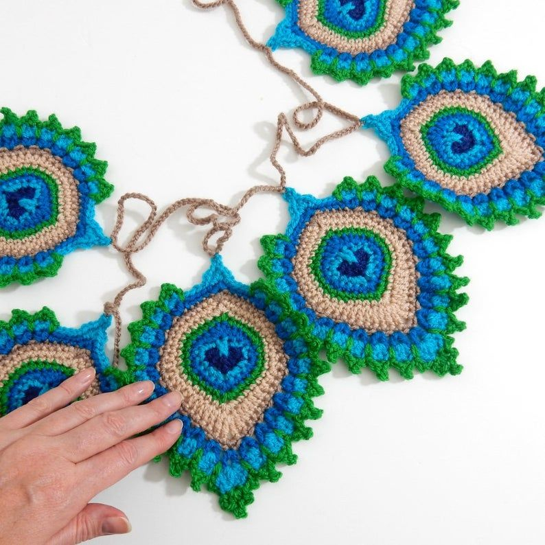 Crochet Peacock Feather Free Pattern Weave Crochet - Peacock Feather Crochet Blanket Pattern