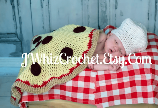 Crochet Pizza Blanket Free Pattern SitnCrochet 2025 - Crochet Pizza Blanket Pattern Free