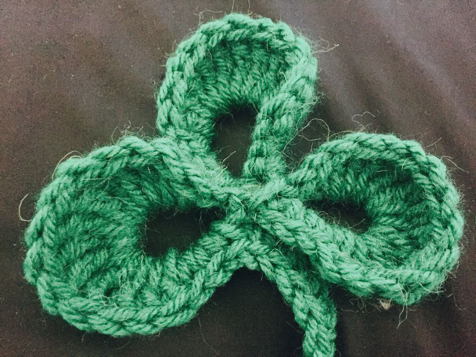 Crochet Shamrock Free Pattern - Shamrock Crochet Blanket Pattern