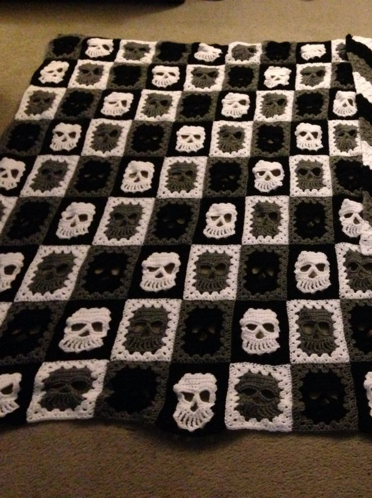 Crochet Skull Blanket Pattern Free Web 10 Free Crochet Skull Patterns  - Free Crochet Skull Blanket Pattern