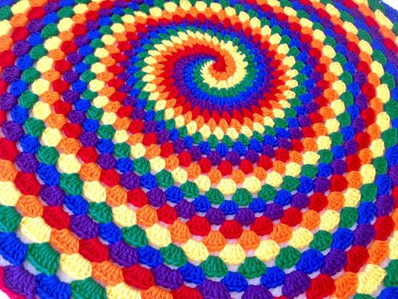 Crochet Spiral Blanket Free Pattern Weave Crochet - Spiral Crochet Blanket Pattern