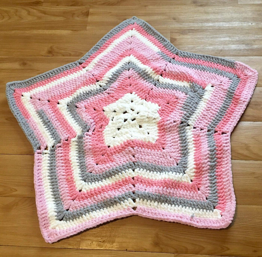 Crochet Star Shaped Baby Blanket Only New Crochet Patterns - Star Shaped Crochet Blanket Pattern