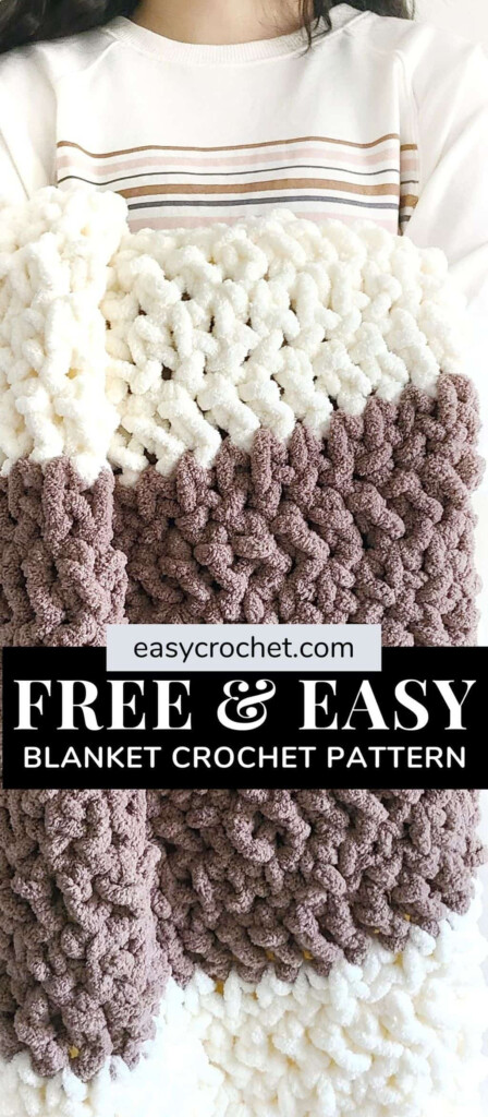 Crochet Weighted Blanket Using Bernat Blanket Extra Easy Crochet Patterns - Bernat Blanket Extra Crochet Pattern