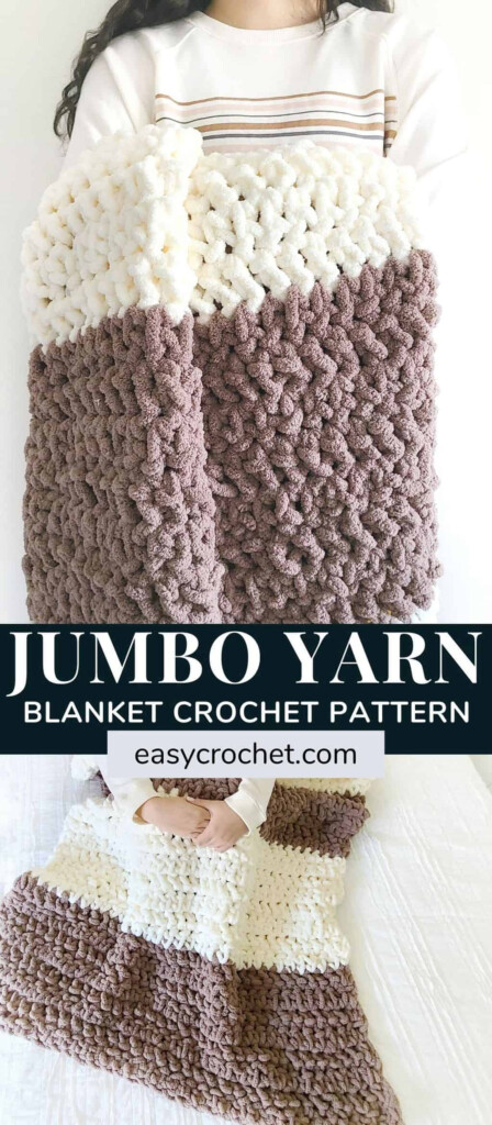 Crochet Weighted Blanket Using Bernat Blanket Extra Easy Crochet Patterns - Bernat Blanket Extra Crochet Pattern