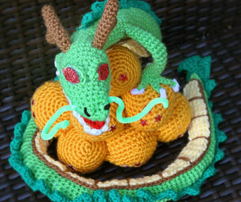 Crocheted Dragon Ball Z Figurines - Dragon Ball Z Crochet Blanket Pattern