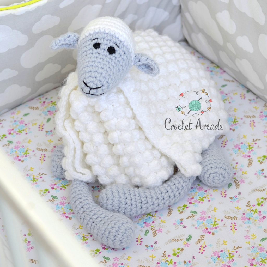 Cuddle And Play Crochet Sheep Blanket Crochet Arcade - Sheep Blanket Crochet Pattern