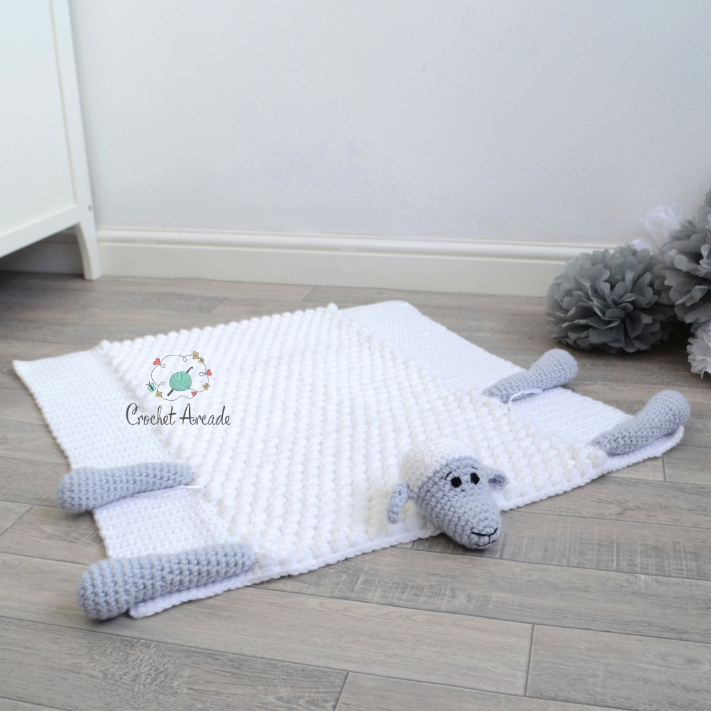 Cuddle And Play Sheep Baby Blanket Crochet Pattern Crochet Arcade - Free Crochet Sheep Blanket Pattern