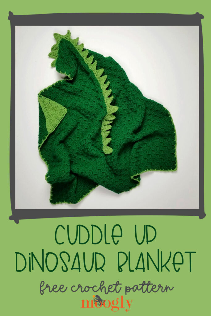 Cuddle Up Dinosaur Blanket Free Crochet Pattern On Moogly - Crochet Dinosaur Blanket Free Pattern