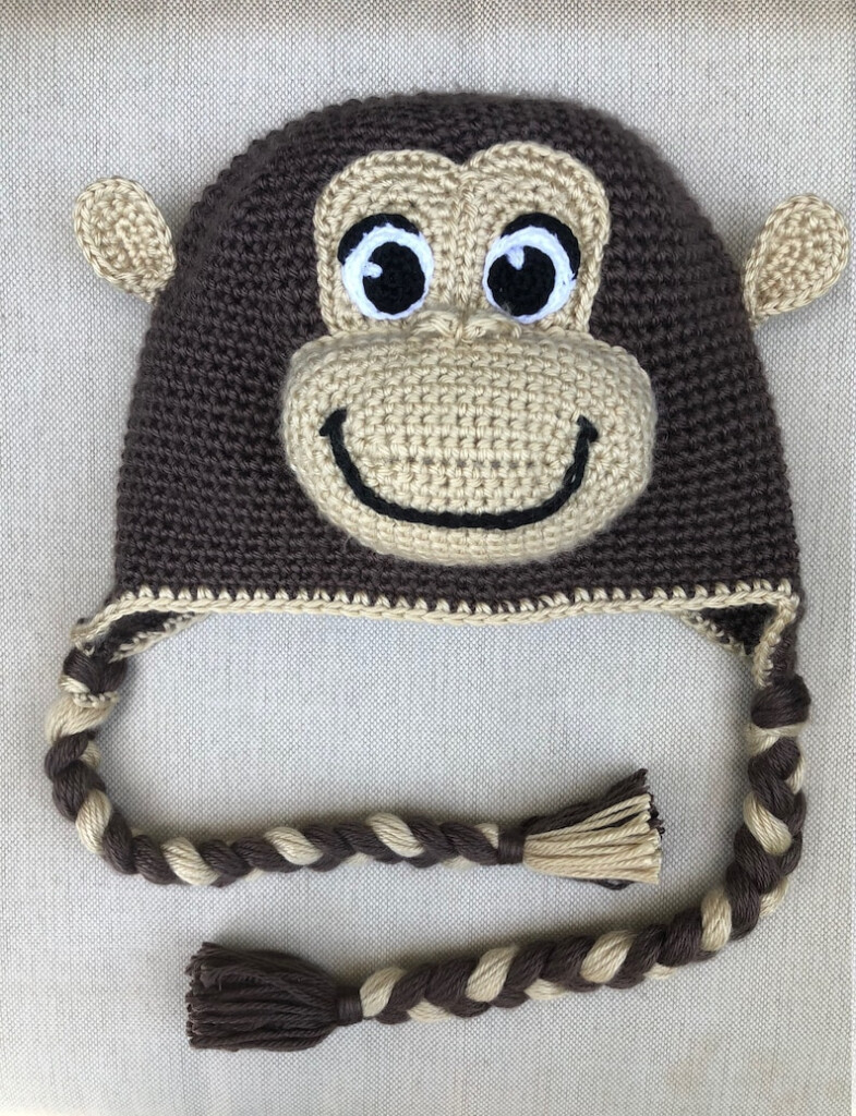 Curious George Hat Crochet Pattern PDF English USA Etsy - Curious George Crochet Blanket Pattern